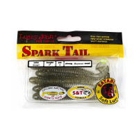 Съедобные искусственные виброхвосты LUCKY JOHN LJ Pro Series Spark Tail 4,0in, цвет S08, 5шт. 140168-S08