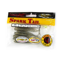 Съедобные искусственные виброхвосты LUCKY JOHN LJ Pro Series Spark Tail 3,0in, цвет S08, 7шт. 140167-S08