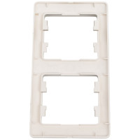 2-местная вертикальная рамка Systeme Electric Glossa платина GSL001206