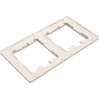 2-местная вертикальная рамка Systeme Electric Glossa платина GSL001206