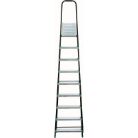 Стальная стремянка с алюминиевой ступенью SMARTY Combi 9 ступеней SN023-09