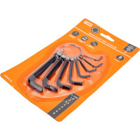 Набор ключей TDM ELECTRIC Гранит HEX на кольце, 8 шт, 1.5 - 8 мм, углеродистая сталь SQ1020-0203