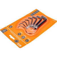 Набор ключей TDM ELECTRIC Гранит HEX на кольце, 8 шт, 1.5 - 8 мм, углеродистая сталь SQ1020-0203