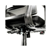 Кресло руководителя Helmi HL-E31 Ergo, регулируемый подголовник и поясничный упор, ткань черная 284605