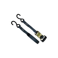 Стяжной ремень UVE 0,75/1,5 т, 4 м, 25 мм, S-крюк, ERGO RS2-25-1500-4-ergo