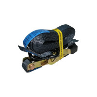 Стяжной ремень UVE 0,75/1,5 т, 4 м, 25 мм, S-крюк, ERGO RS2-25-1500-4-ergo