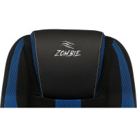 Игровое компьютерное кресло ZOMBIE 9 черный/синий искусственная кожа/ткань ZOMBIE 9 BLUE