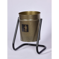 Уличная урна ПРОФМЕТСТИЛЬ металлическая бронза 387