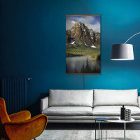 Инфракрасный гибкий настенный обогреватель для квартиры и дачи Домашний Очаг Горы ИКОДО-Г