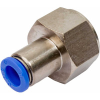 Фитинг 8 мм с внутренней металлической резьбой G1/2" CDC Pneumatics PCF 08G04