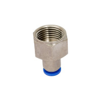 Фитинг 8 мм с внутренней металлической резьбой G1/2" CDC Pneumatics PCF 08G04