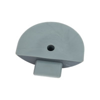 Пластиковая заглушка РОМЕК для такелажной алюминиевой рейки 4680091063038