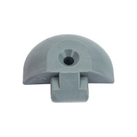 Пластиковая заглушка РОМЕК для такелажной алюминиевой рейки 4680091063038