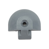 Пластиковая заглушка РОМЕК для такелажной алюминиевой рейки 4680091063038