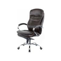 Кресло Everprof Valencia M кожа коричневый EC-330 Leather Brown
