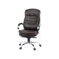 Кресло Everprof Valencia M кожа коричневый EC-330 Leather Brown