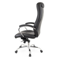 Кресло Everprof King M кожа черный EC-370 Leather Black