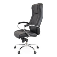 Кресло Everprof King M кожа черный EC-370 Leather Black