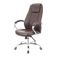 Кресло Everprof Long TM экокожа коричневый EC-369 PU Brown