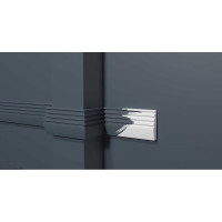 Стеновой молдинг Decor-Dizayn ударопрочный влагостойкий под покраску 45Х15Х2000 мм DD619