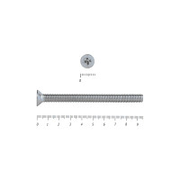 Винт КРЕП-КОМП потайной, цинк DIN965 5х 95 150шт вп595ф