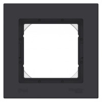 1-ая рамка Systeme Electric AtlasDesign Aqua Карбон IP44 SE ATN441001