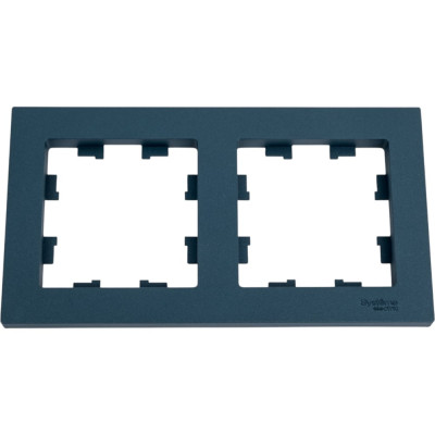 2-ая рамка Systeme Electric AtlasDesign Изумруд, универсальная SE ATN000802