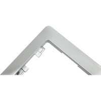 4-ая рамка Systeme Electric Glossa Алюминий, вертикальная SE GSL000308