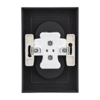 Розетка Systeme Electric AtlasDesign Карбон б/з двойная, 16А, в сборе SE ATN001020