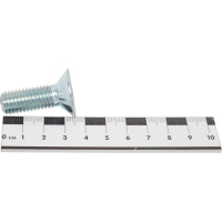 Винт ZAMETAL М12x35, пр. 10.9, с пот. гол., в/ш, DIN 7991, оц., уп. 100 шт. ZA521194