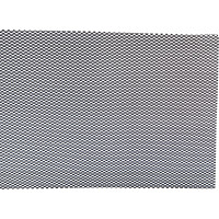 Облицовка радиатора DolleX алюминий, 100 х 20 см, черная, ячейки 6 х 3,5мм DKS-001