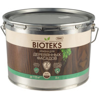 Краска для деревянных фасадов Текс Профи полуглянцевая; база A; 9 л 52664 700006079