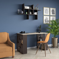 Письменный стол СОКОЛ венге/беленый дуб СПм-15 СПм15В5Б5