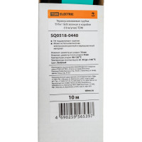 Термоусаживаемая трубка TDM ELECTRIC ТУТнг 16/8 зеленая в коробке (10 м/упак) SQ0518-0440