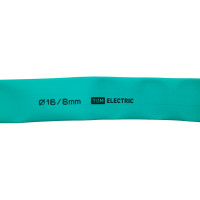 Термоусаживаемая трубка TDM ELECTRIC ТУТнг 16/8 зеленая в коробке (10 м/упак) SQ0518-0440