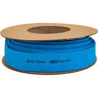 Термоусаживаемая трубка TDM ELECTRIC ТУТнг 16/8 синяя в коробке (10 м/упак) SQ0518-0439