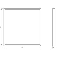 Светодиодный светильник ЭРА SPO910940K038 38Вт 4000K 3990Лм 595х595х40 матовый Б0051547