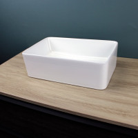 Раковина Teymi Helmi Mini 38 artceramic, накладная, белая 00-00256775