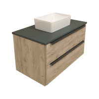 Раковина Teymi Helmi Mini 38 artceramic, накладная, белая 00-00256775