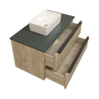 Раковина Teymi Helmi Mini 38 artceramic, накладная, белая 00-00256775