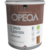 Акриловая эмаль для пола Ореол (полуматовая; желто-коричневая; 2.3 кг) 73364