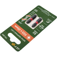 Бита ударная Дело Техники 1/4", PZ3 × 25 мм, 2шт. 793802