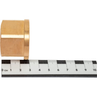 Заглушка Viega В, 1", бронза RX, с многогранником 268367