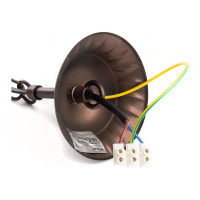 Садово-парковый светильник FERON PL695 на цепочке 60W 230V E27, коричневый 11697