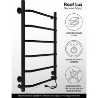 Полотенцесушитель INDIGO Roof Lux без полки (electro) 80/50 таймер, скрытый монтаж, универсальное подключение R/L LCRLE80-50BRRt