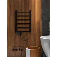 Полотенцесушитель INDIGO Roof Lux без полки (electro) 80/50 таймер, скрытый монтаж, универсальное подключение R/L LCRLE80-50BRRt