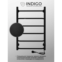 Полотенцесушитель INDIGO Roof Lux без полки (electro) 80/50 таймер, скрытый монтаж, универсальное подключение R/L LCRLE80-50BRRt