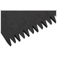 Ножовка по дереву GROSS PIRANHA, 400 мм, 7 TPI, 3D-зуб, тефл. покрытие, 2-х комп. рукоятка 24113