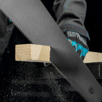 Ножовка по дереву GROSS PIRANHA, 500 мм, 7 TPI, 3D-зуб, тефл. покрытие, 2-х комп. рукоятка 24115