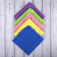 Салфетка из микрофибры LAIMA HOME MULTI COLOUR ECONOMY PACK 10 30x30 см, комплект 10 шт. 607794